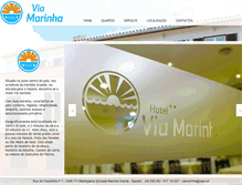 Tablet Screenshot of hotelviamarinha.com